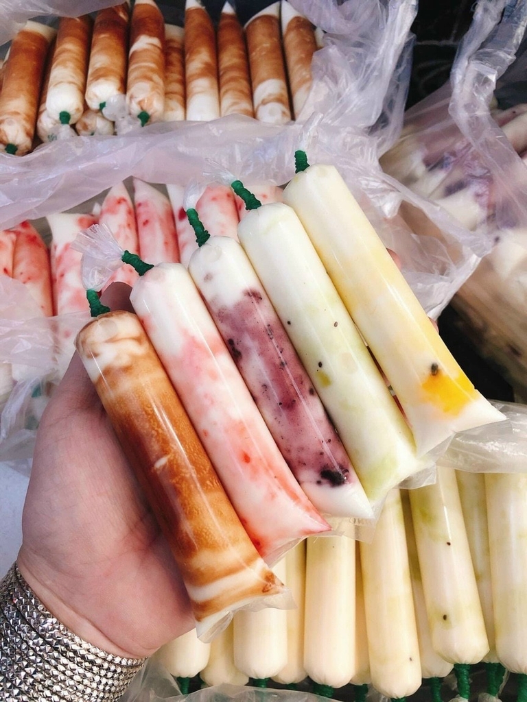 Set Sữa Chua Dẻo Sốt Trái Cây Tươi Mix 10 Vị