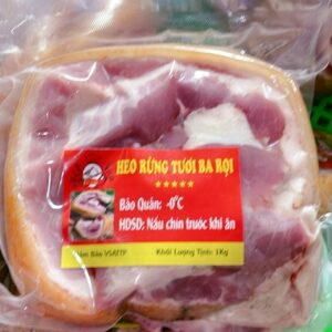 Heo Rừng Cuộn Lai Tươi Ba Rọi - Túi 1Kg