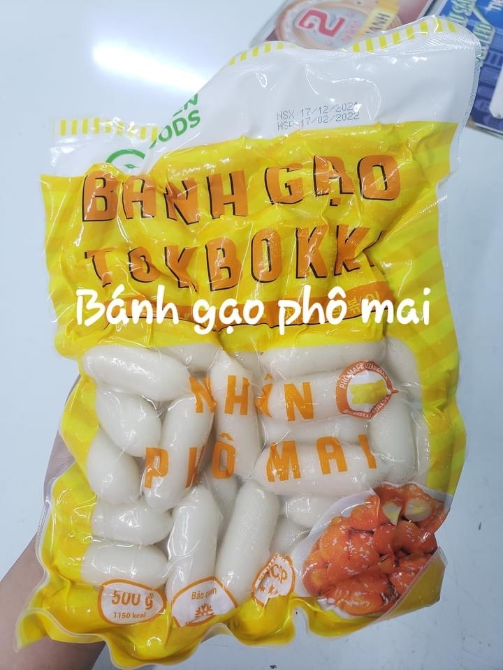 Bánh Gạo Tokbokki Hàn Quốc Nhân Phô Mai