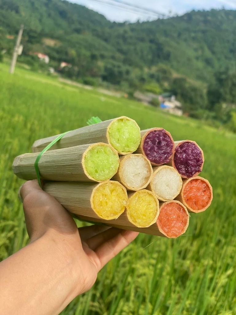 Set 5 Ông Cơm Lam Ngũ Sắc Tây Bắc Lớn