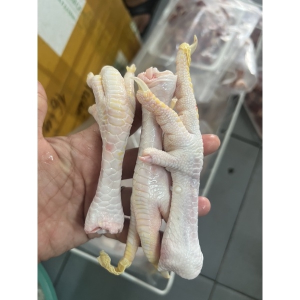 Chân Gà nhỏ Tươi Cấp Đông Có Xương 3g chân - Túi 1Kg