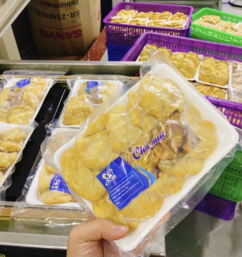 Chả Mực Giã Tay Khay - Túi 500Gr