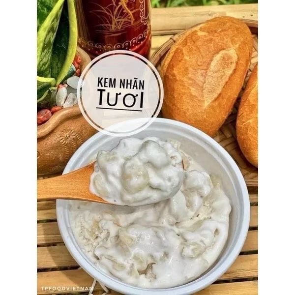 Kem Nhãn Tươi Hộp - 500Gr