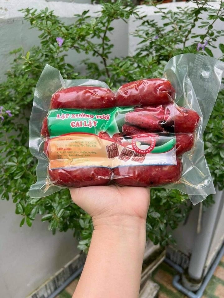 Lạp Xưởng Tươi Cai Lậy - Túi 500Gr