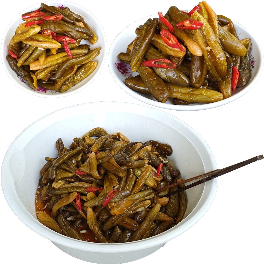 Mắm Dưa Leo Nụ Chưa Trộn - Hủ 500Gr