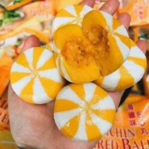 Bánh Bao Thả Lẩu Nhân Trứng Cá Phú Mark - Cam - Túi 500Gr