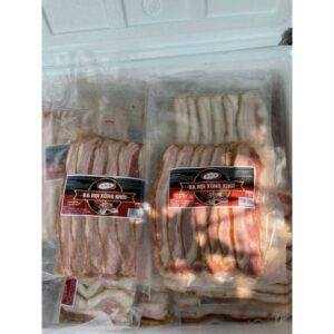 Xông Khói Thịt Ba Rọi Heo Cắt Lát - Khay 500Gr