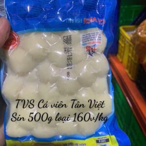 TVS Cá viên Tân Việt Sin 500g loại 160v/kg