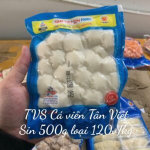 TVS Cá viên Tân Việt Sin 500g loại 120v/kg